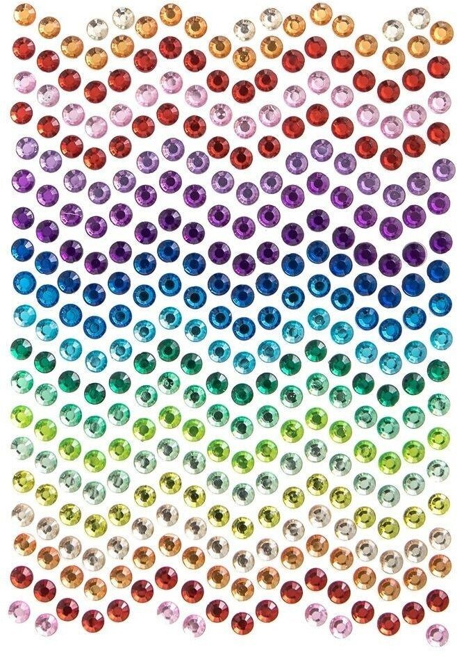 Mentor Klejące kryształki Rainbow dust 337szt