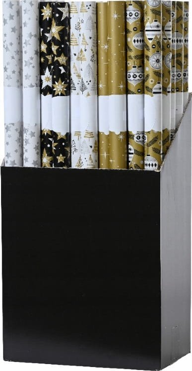Kaemingk Świąteczny papier do pakowania prezentów 70x200cm prezentowy ozdobny