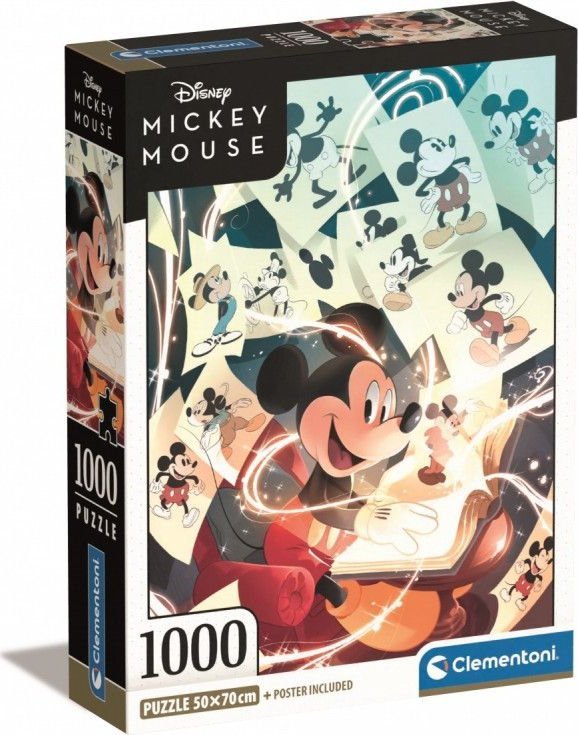 Clementoni Puzzle Compact Mickey Mouse Celebration 1000 elementów (39811)