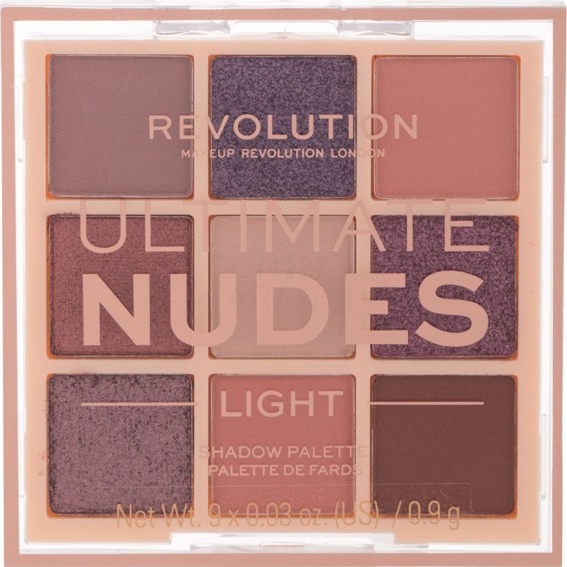 Makeup Revolution Makeup Revolution London Ultimate Nudes Cienie do powiek 8,1g Light
