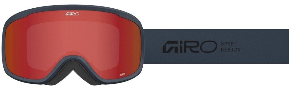 Giro Gogle zimowe GIRO CRUZ INDIGO STACKED (OTG) (Cylindrical) (Szyba lustrzana kolorowa AMBER SCARLET 19-42% S2)