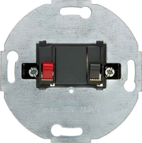 Hager Gniazdo głośnikowe pojedyncze mechanizm antracyt - 457206