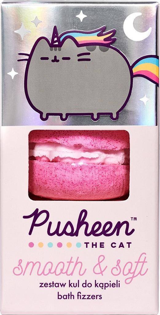 Pusheen Smooth & Soft Bath Fizzers kule do kąpieli 3x50g