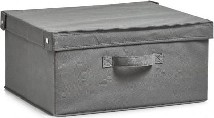 Zeller Zeller, Pudełko z pokrywką, 35x41x20cm, kol. szary