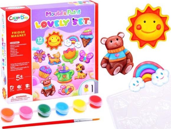 Jokomisiada Kreatywny zestaw Zrób to sam kolorowe magnesy ZA28