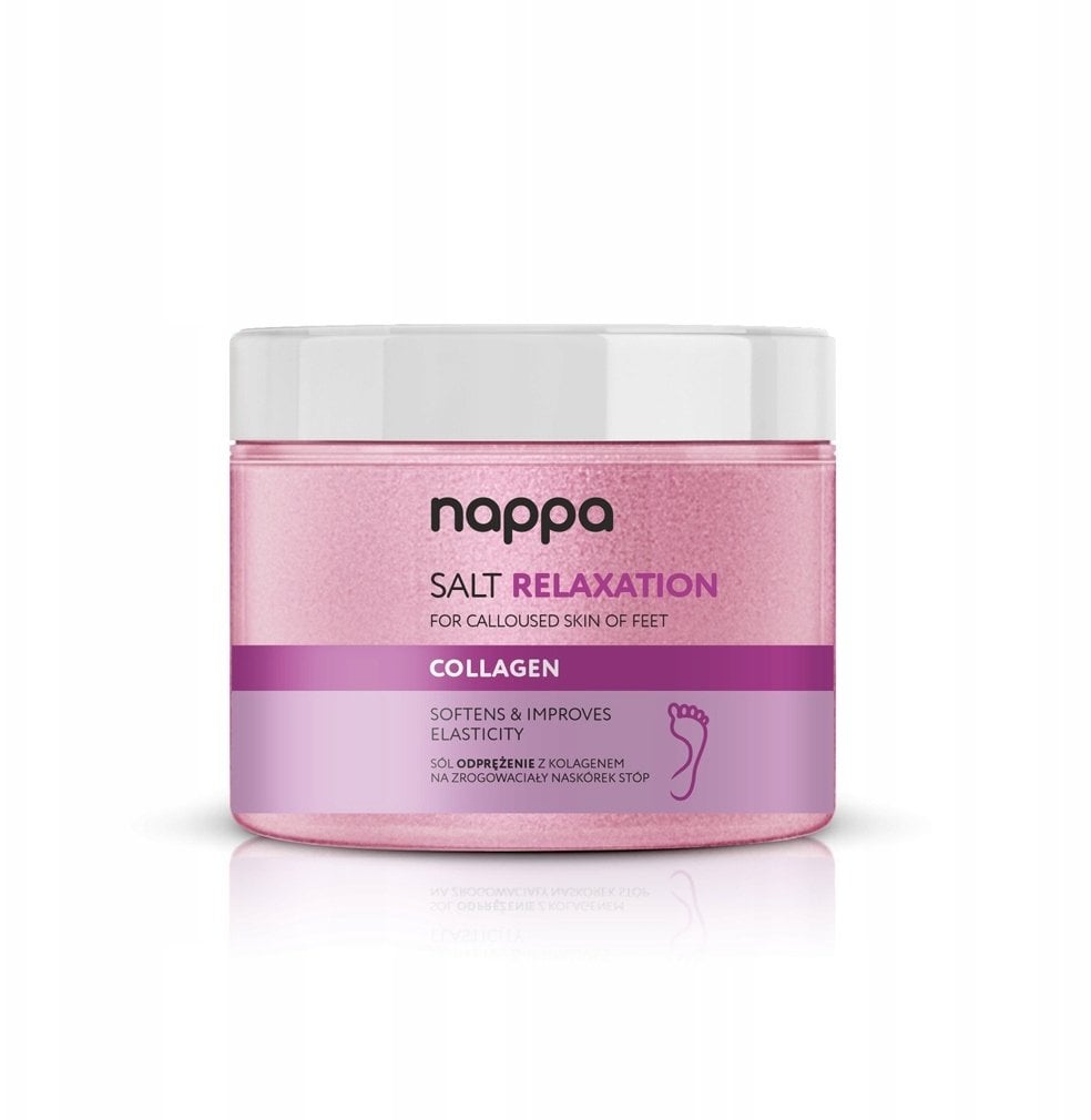 SILACRE_Nappa Salt Bath odprężająca sól lawendowa na zrogowaciały naskórek stóp 400g