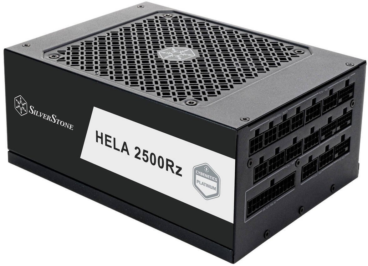 Zasilacz SilverStone Hela 2500Rz Cybenetics Platinum zasilacz PCIe 5.0 ATX 3.1 - 2.500 Watt czarny
