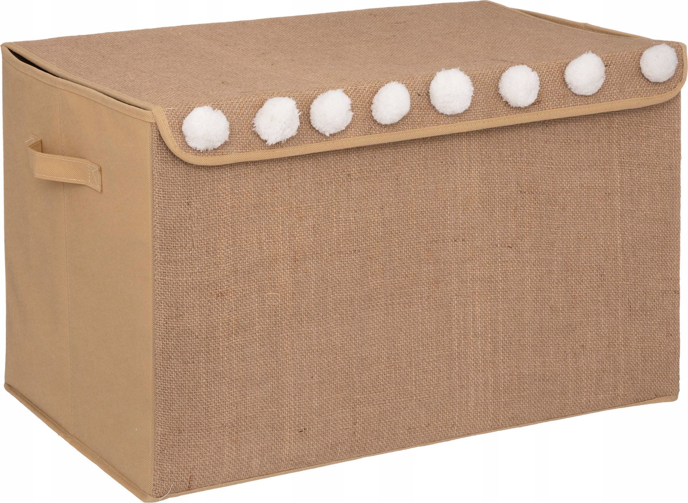 Atmosphera Skrzynia do przechowywania zabawek, jutowa, 57 x 36 x 36 cm