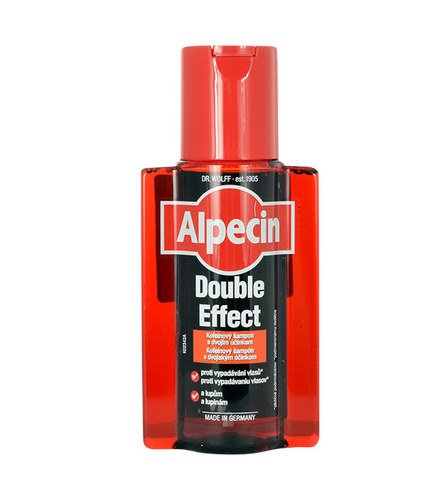 Alpecin Double Effect Caffeine Shampoo Szampon przeciwłupieżowy 200ml