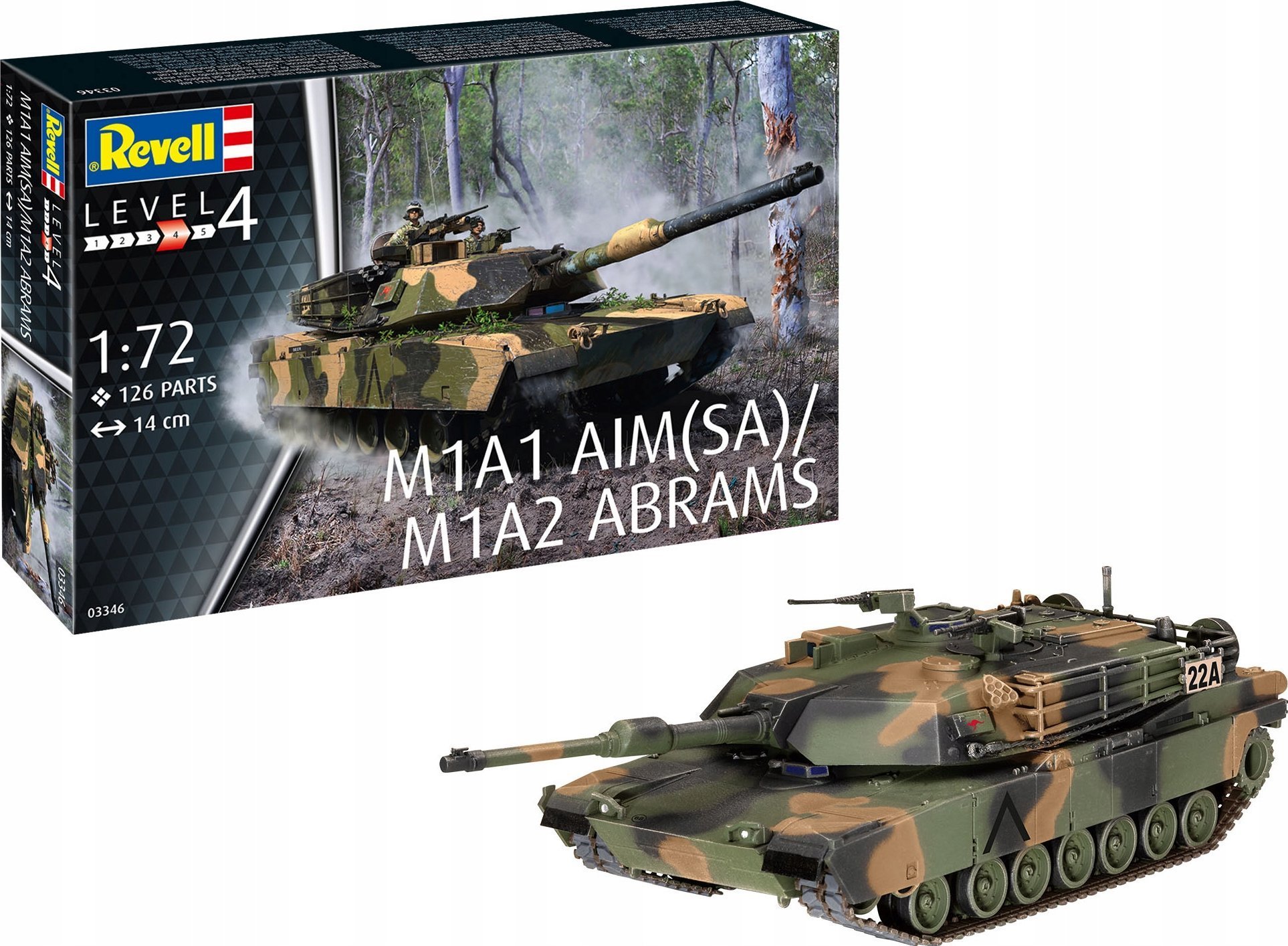 Revell Model plastikowy M1A2 Abrams 1/72