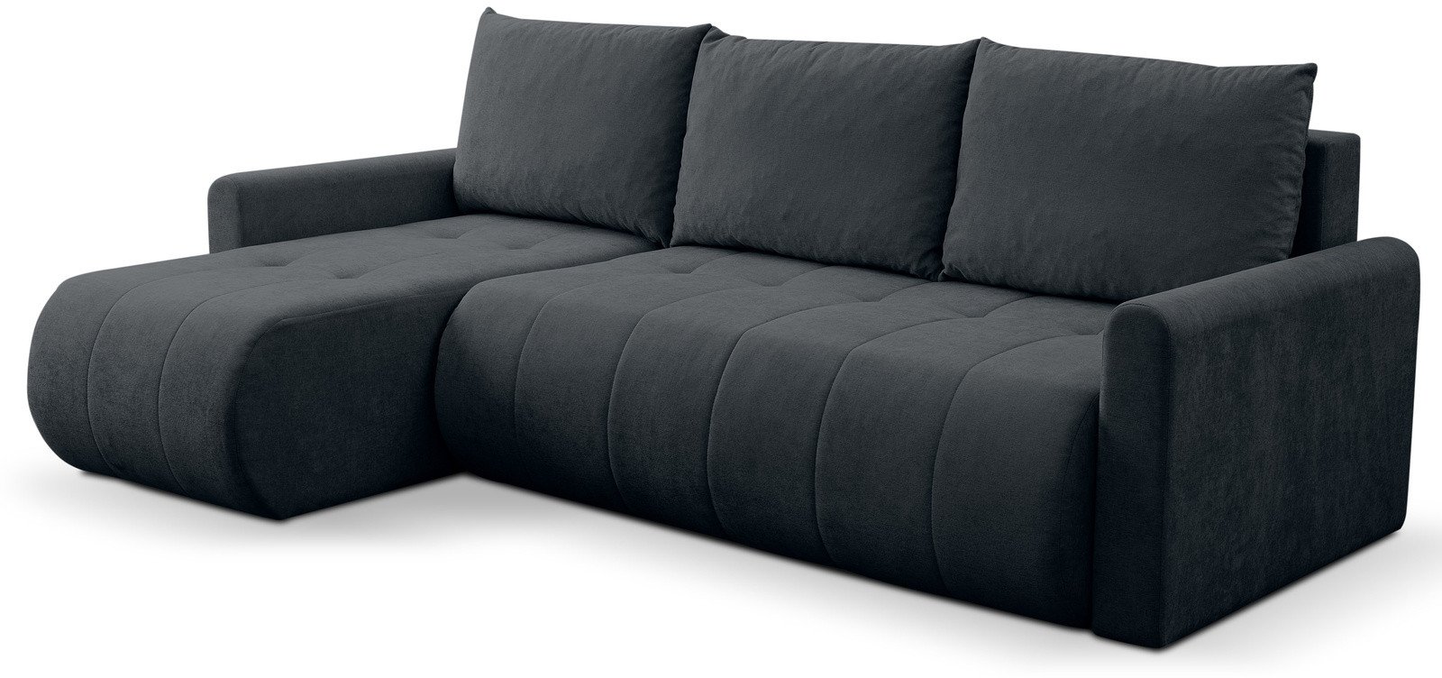 Narożnik Primo w tkaninie WIND z funkcją spania i pojemnikiem na pościel