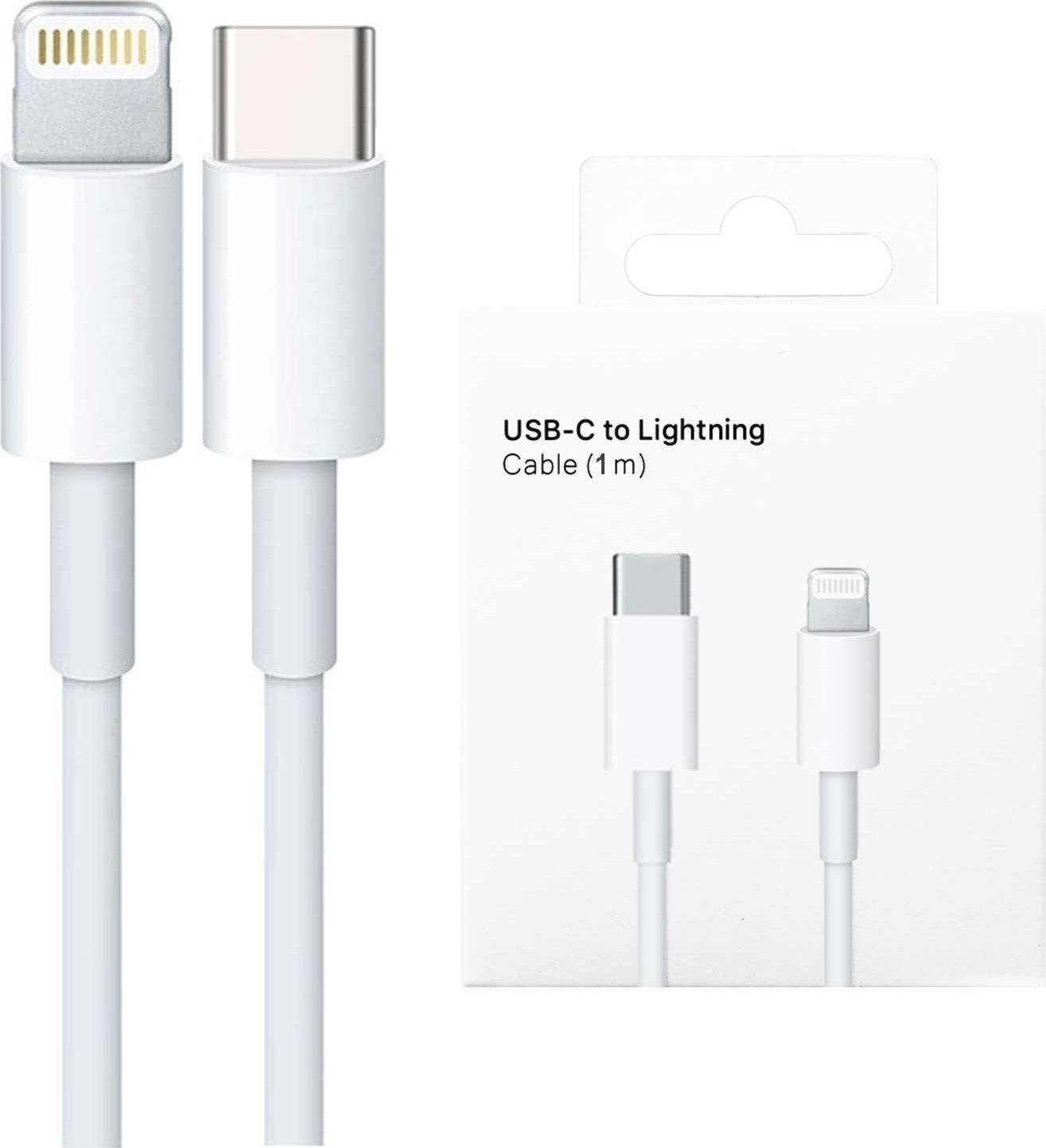 Kabel USB Alogy USB-C - Lightning 1 m Biały
