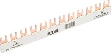 Eaton Szyna łączeniowa 1P 63A 10mm2 widełkowa (12 mod.) EVG-1PHAS/12MODUL 215637