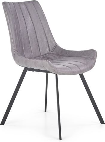 Halmar K279 krzesło popielaty / czarny