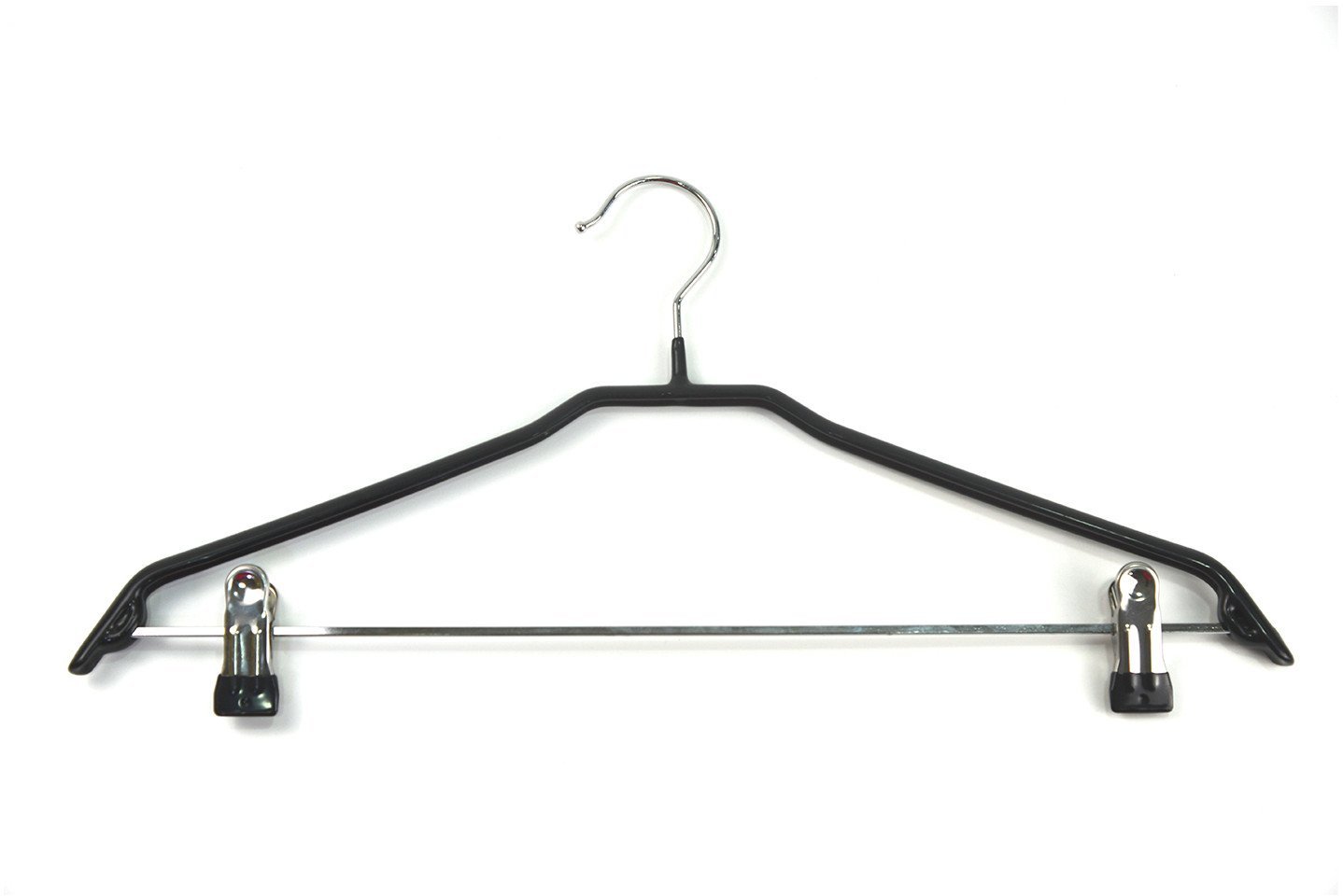 Drebju pakaramie ar klipsiem 2gab. terauda/vinila Non Slip 44cm melni 8004226010166