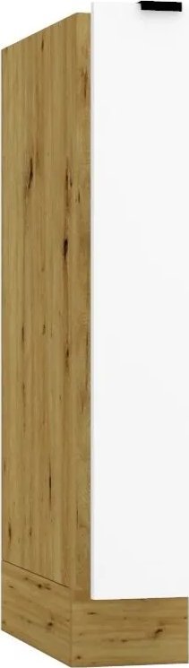 Szafka kuchenna stojąca CARGO GIANNA D15 biała alaska/dąb artisan z koszem STOLKAR