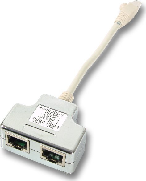 EFB EFB T-Adapter Cat.5e 2x10/100BaseT für Cablesharing