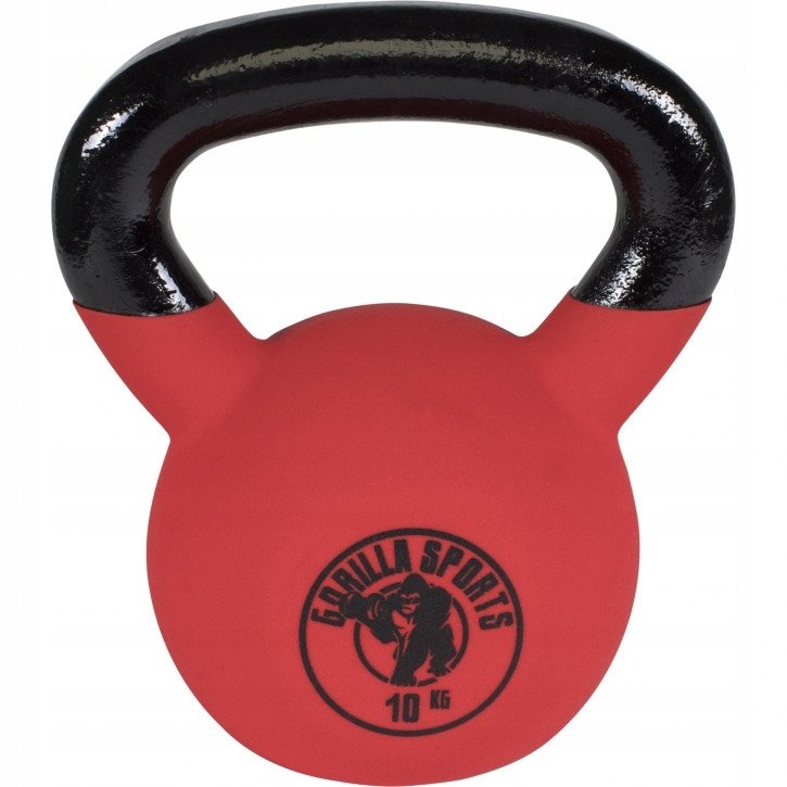 Kettlebell z gumową powłoką 10kg
