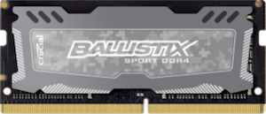 Pamięć do laptopa Ballistix SODIMM, DDR4, 8 GB, 2400 MHz, CL16 (BLS8G4S240FSDK)