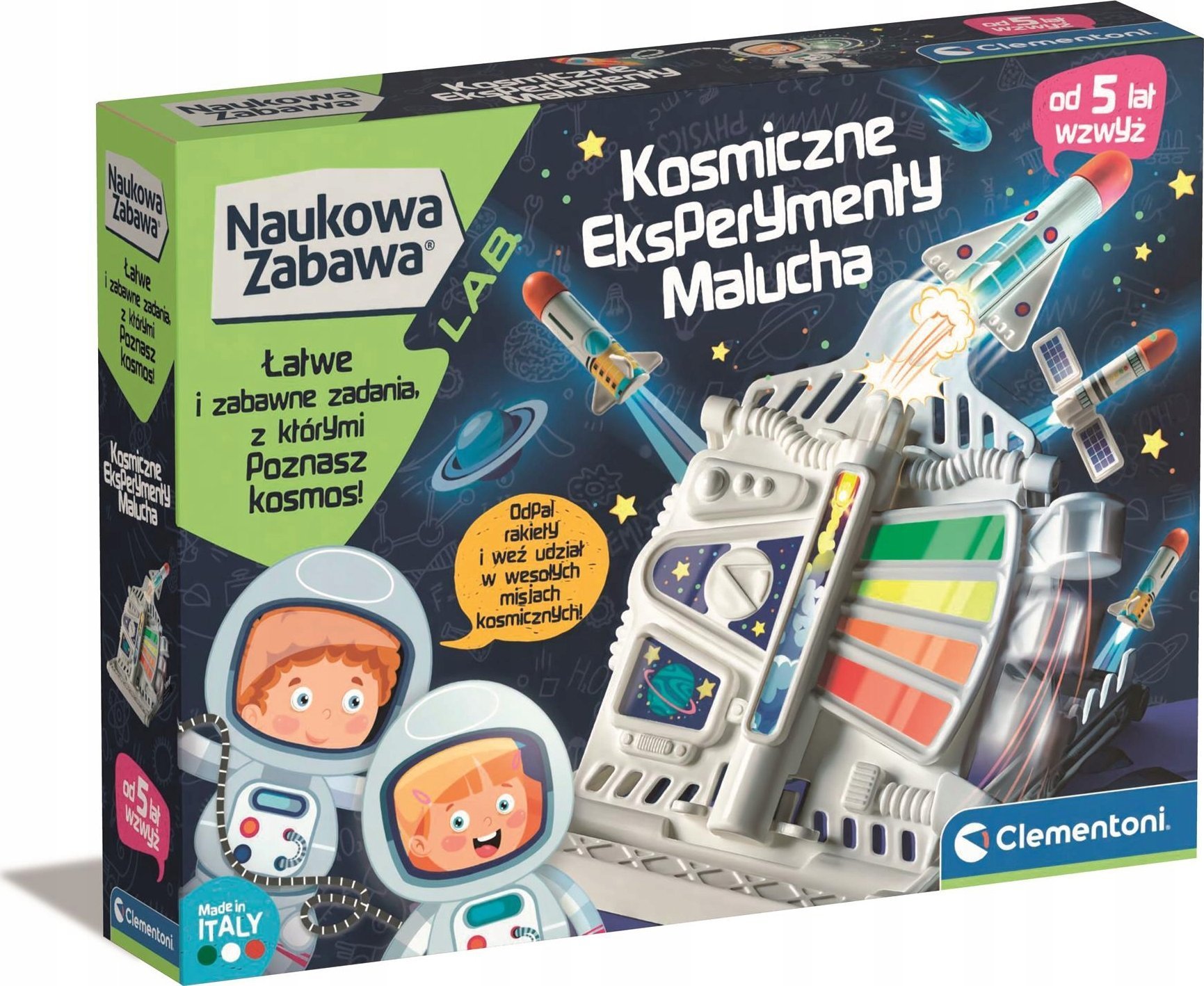 Clementoni CLE Naukowa zabawa Labo Junior Rocket Scien..50892