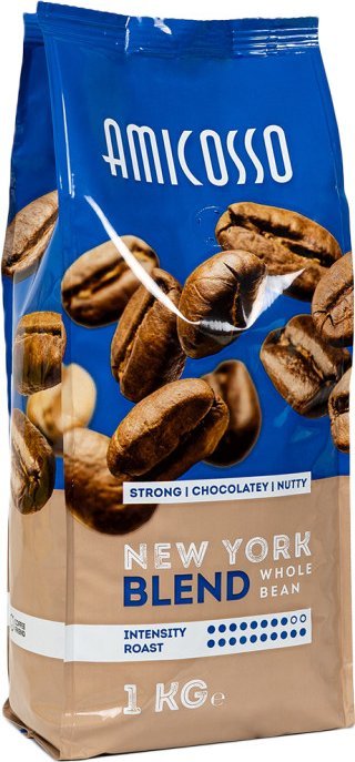 Kawa ziarnista New York Coffee Coffee beans Amicosso New York Blend, 1 kg