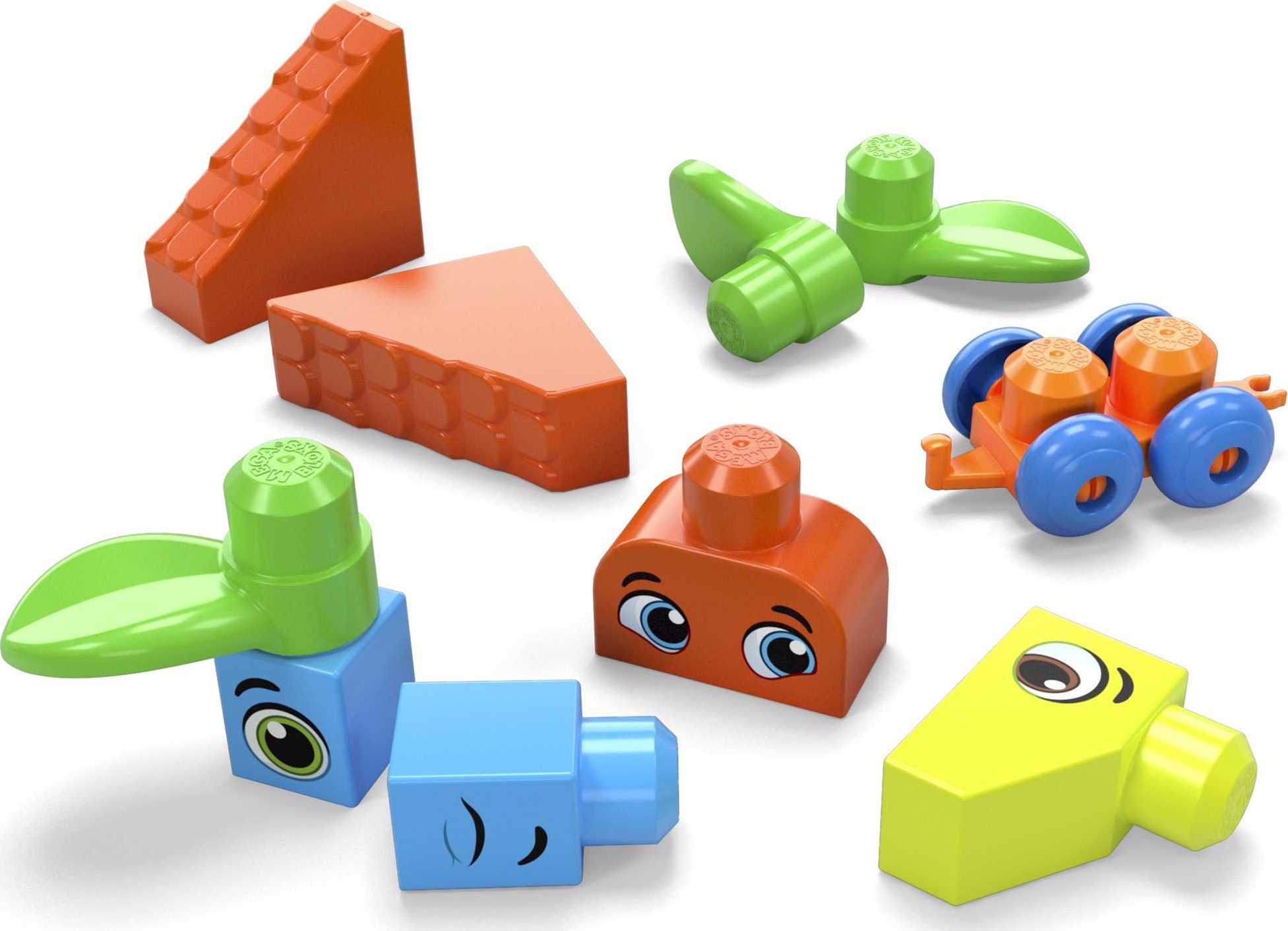 Mattel MEGA BLOKS Bardzo duża torba z klockami do budowania (HHM96)