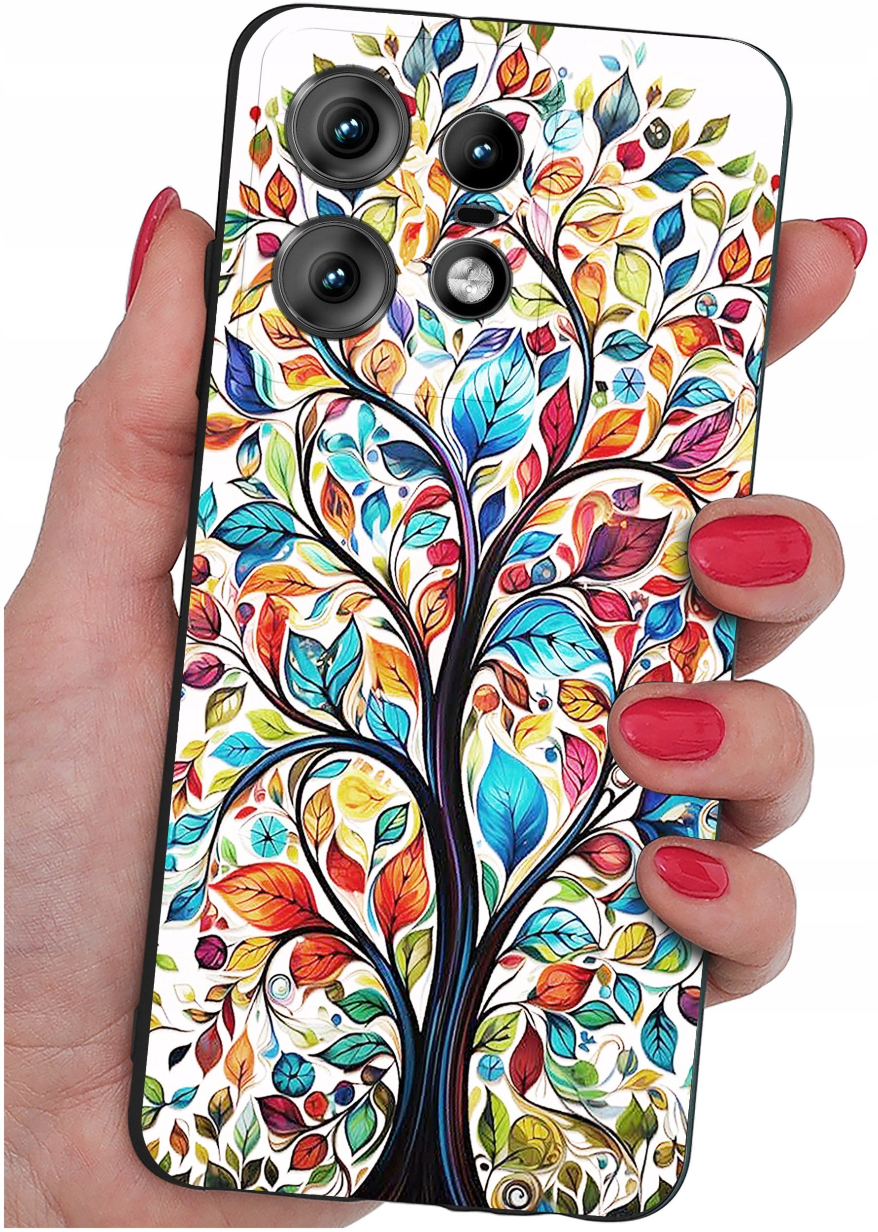 Etui do Motorola Moto EDGE 50 Pro WZORY |SILIKONOWE MATT CASE