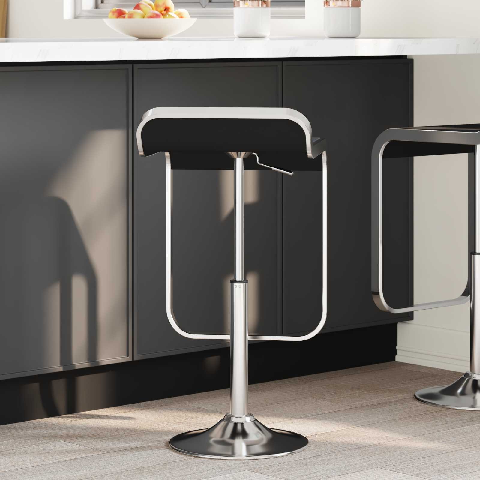 vidaXL Cylinder gazowy do krzesła biurowego chrom 21,5 cm Żelazo