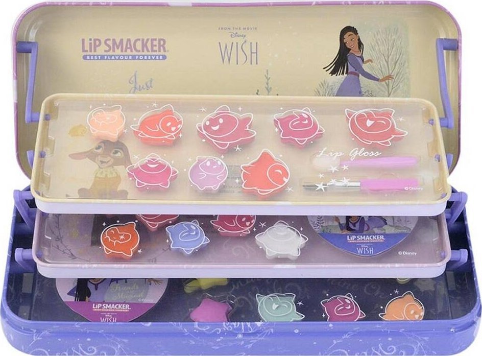 Disney Wish Makeup Case Triple Layer Beauty Tin zestaw kosmetyków do makijażu dla dzieci