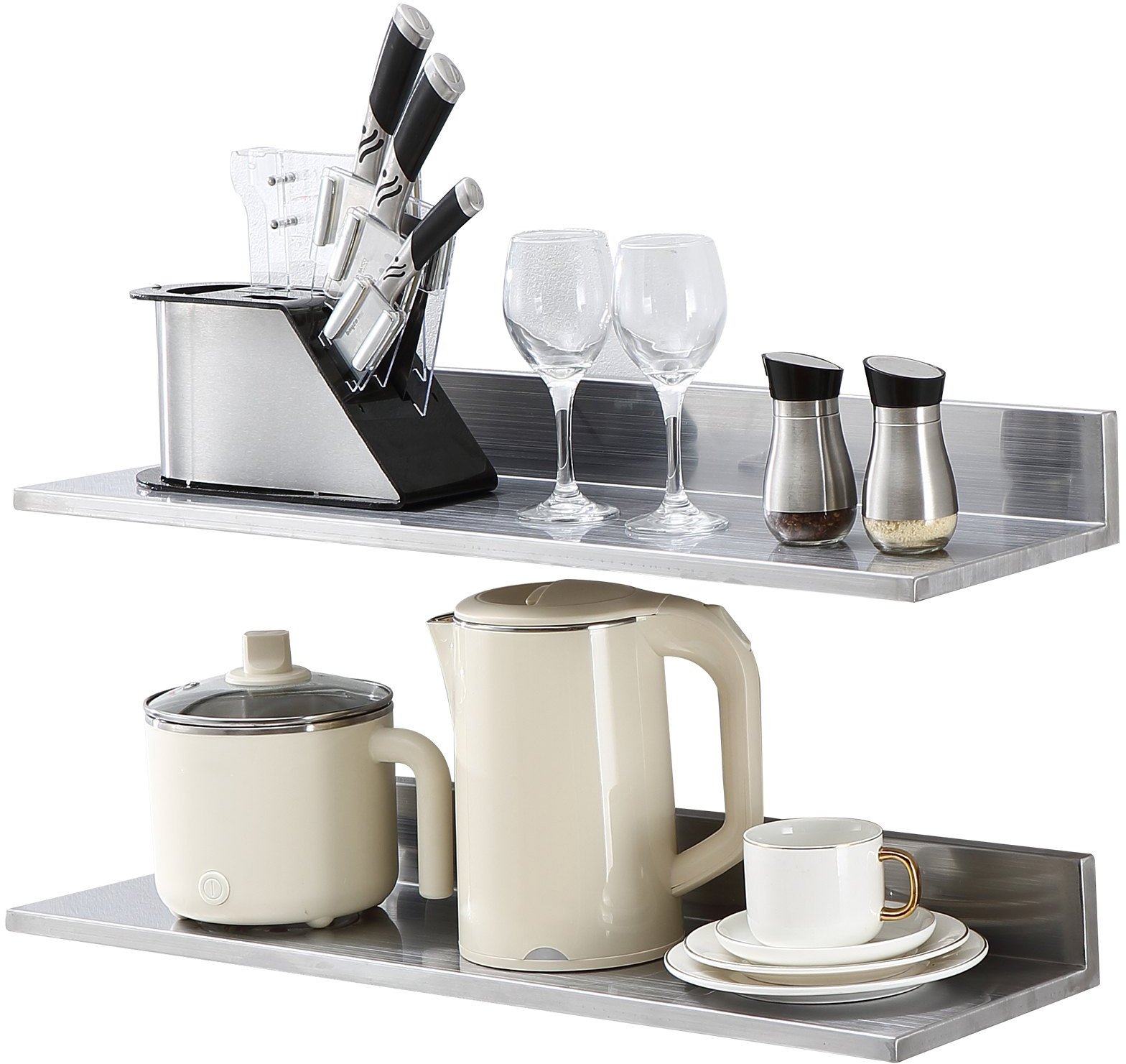 Półka Ścienna ze Stali Nierdzewnej 76 cm