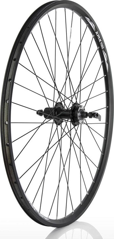 Triton Koło tylne 29"-28" Disc piasta XMX A282QR kaseta 8-9-10 rzędów, hamulec tarczowy, łożyska maszynowe, obręcz czarna Uniwersalny