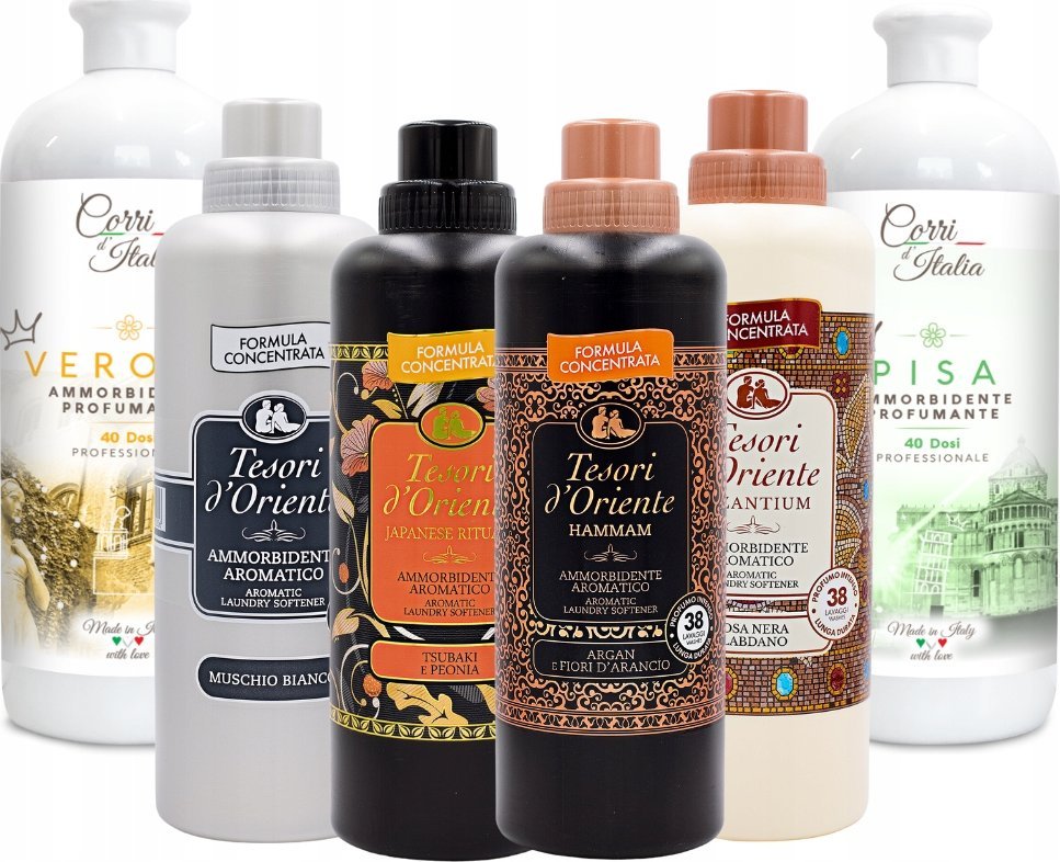 Zestaw Tesori d'Oriente Corri d'Italia 6x Płyn do płukania - MJHB VP