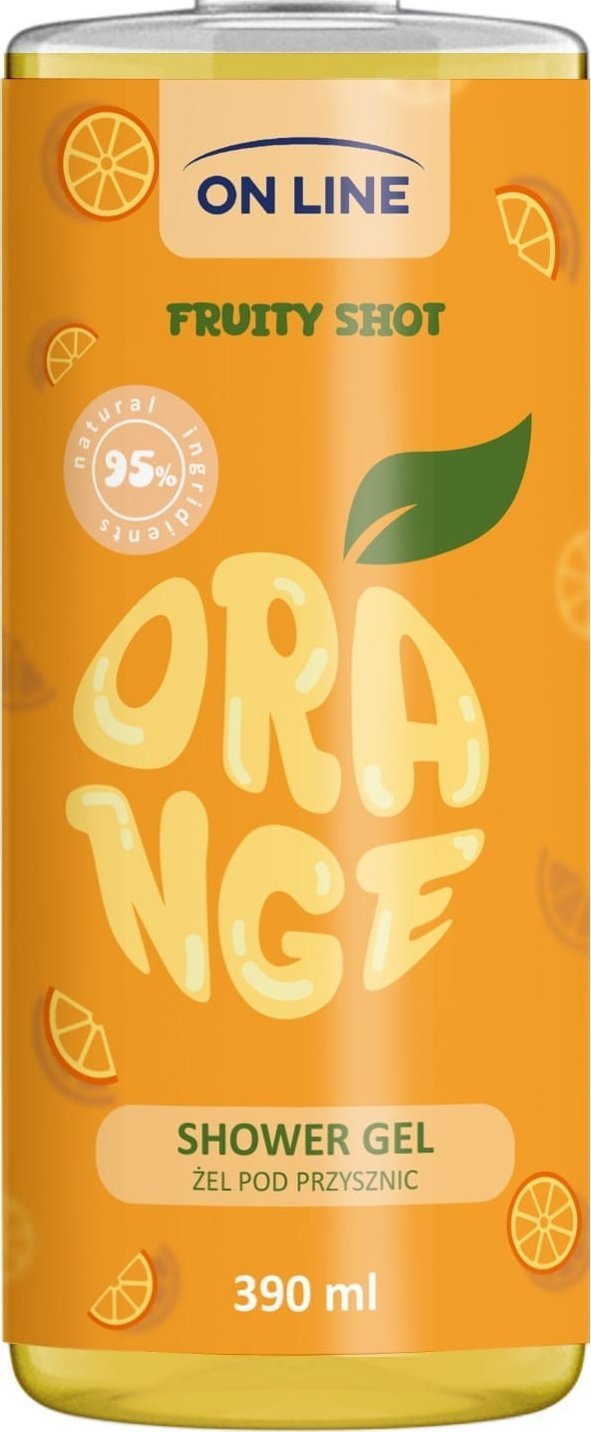 Forte Sweeden ON LINE Fruity Shot Żel pod prysznic Orange 390 ml