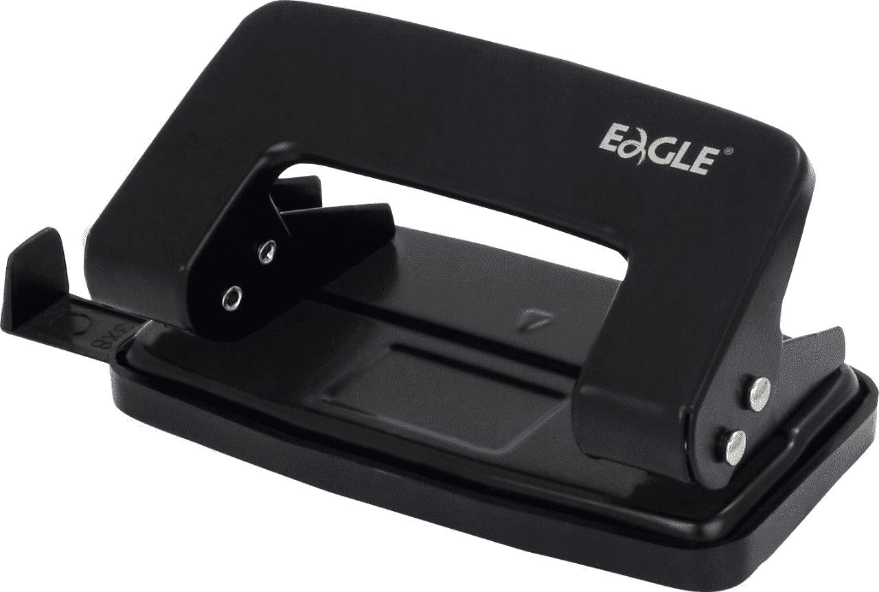 Dziurkacz Eagle 709R 8 kartek Czarny (312818)