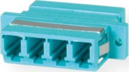 Adapter AV Value VALUE Łącznik światłowodowy LC 4-gang, OM3, PB