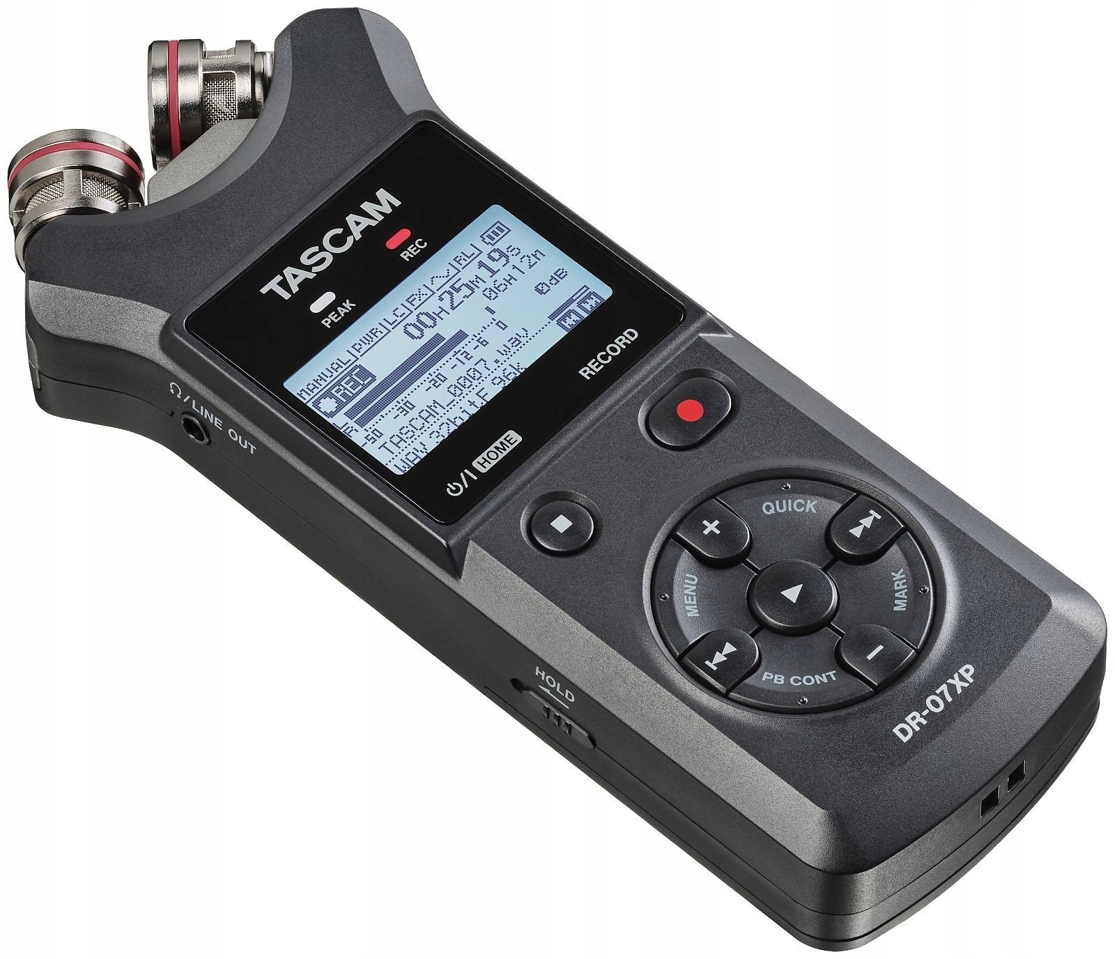 Tascam DR-07XP - Przenośny rejestrator cyfrowy z interfejsem USB