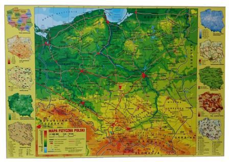 Derform Podkład oklejany Polska fizyczna (DERF.POPF)
