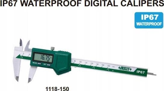 Insize SUWMIARKA 200 CYFR. 8 IP67 3V/ABS/SQ /CERT.