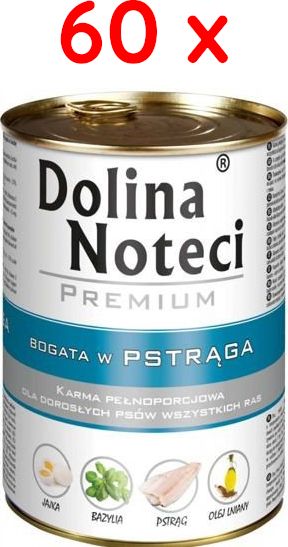 Dolina Noteci Dolina Noteci Premium Pstrąg MEGAZESTAW 60 x 400g
