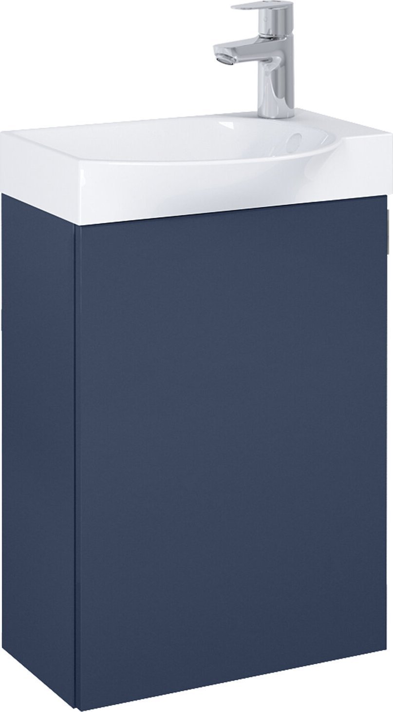 Alkotest A852448538 / ROCA / RAVELL / ZESTAW ŁAZIENKOWY UNIK 45CM NIEBIESKI MAT (BEZ SYFONU) / ZAMIENNIK 168768 /