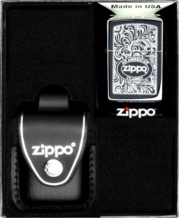 Zestaw ZIPPO Zapalniczka AMERICAN CLASSIC Prezentowy No3