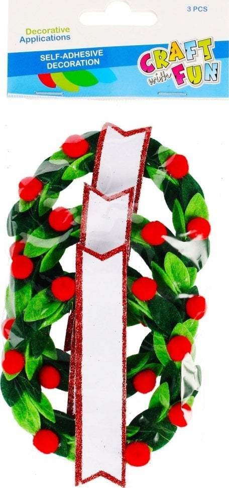 Craft with Fun OZDOBA BN ORNAMENT SPRZYL 9,5CM 3SZT CF 12/144