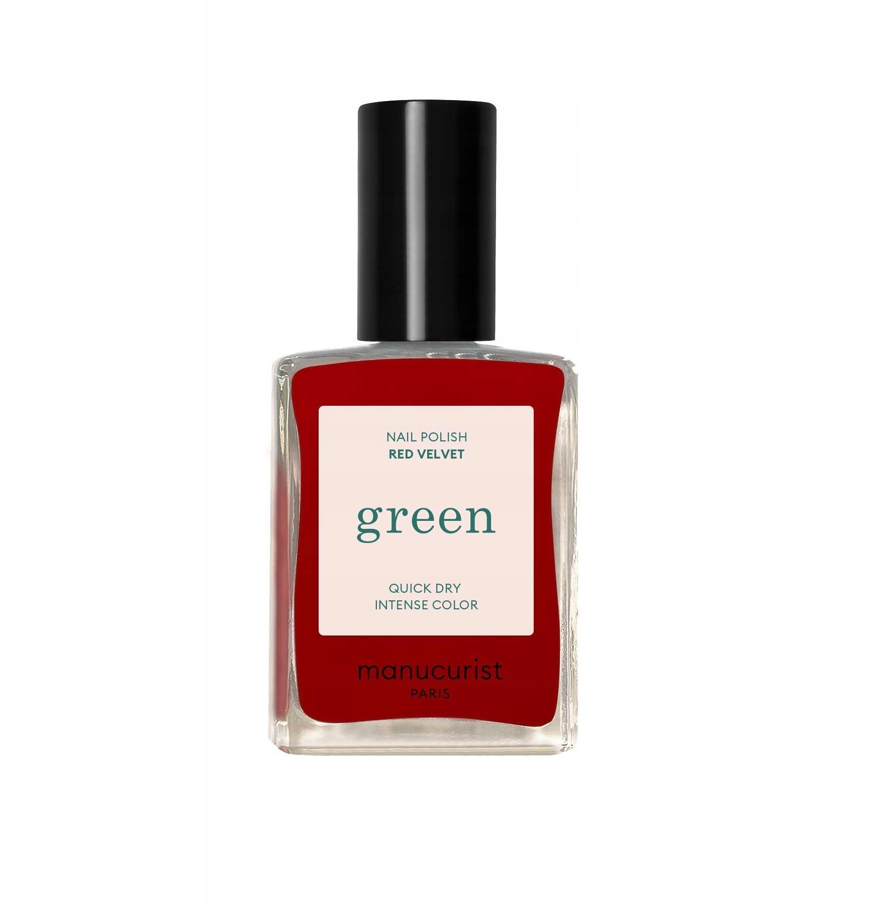 MANUCURIST_Green Nail Polish lakier do paznokci Red Velvet 15ml