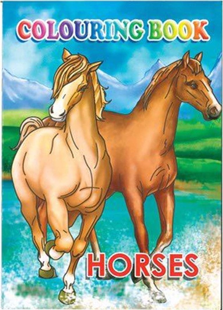 Vrige Malebog A4 Horses 16 sider