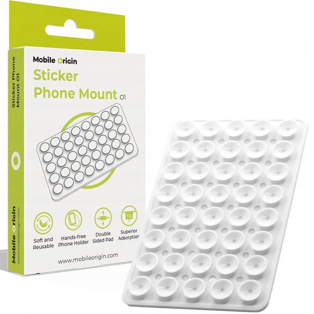 Mobile Origin Sticker Phone Mount O1, white