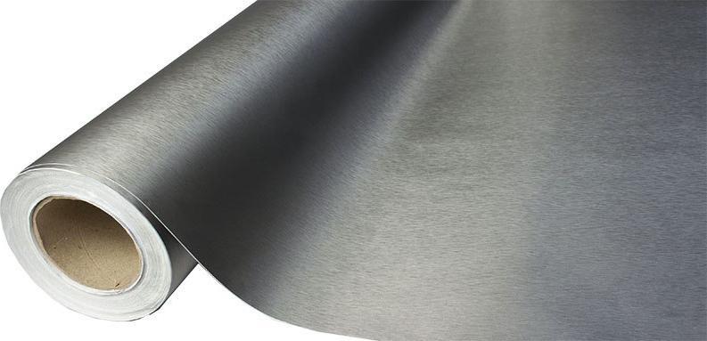 DWM FOLIA ROLKA METALIC SZCZOTKOWANA GRAFIT 1,52X30M