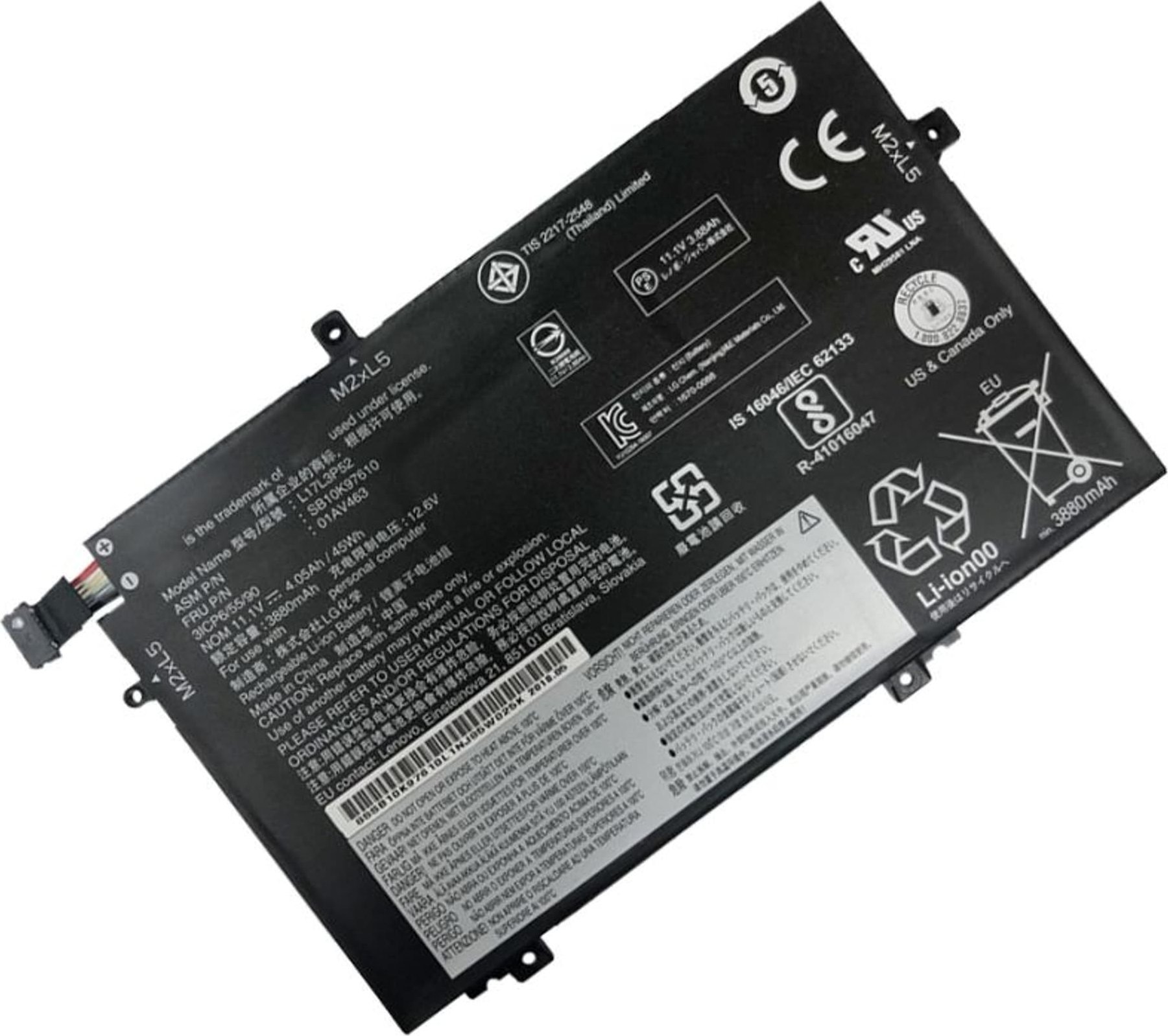 Bateria Lenovo Battery Internal 3C 45WH LI