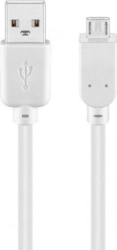 Kabel USB USB-A - microUSB 0.15 m Biały (JAB-1521963)