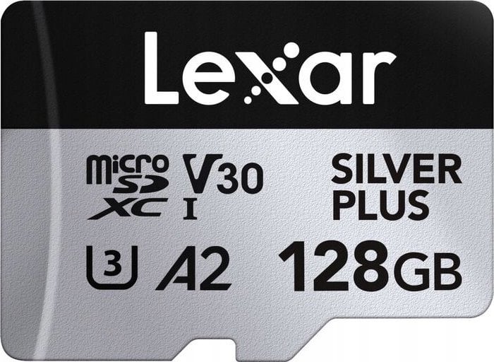 Karta Lexar Professional Silver Plus MicroSDXC 128 GB Class 10 UHS-I/U3 A2 V30 (LMSSIPL128G-BNANG)