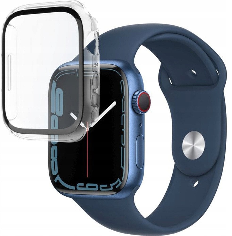 Fixed | Pure protective case with tempered glass for Apple Watch 46mm | Clear